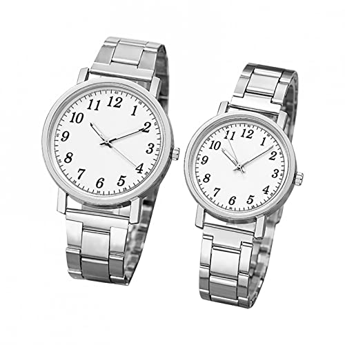 Ainiyo Uhr Damen 2PC Paare Armbanduhr Damenuhren Marken Quarzuhr Watch Geschenk für Frauen Damen Frau Mama Teenager Mädchen Beste Freundin Oma Weihnachten von Ainiyo