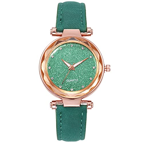 Ainiyo Uhr Damen Armbanduhr Damenuhren Quarzuhr Watch für Frauen Damen, Band Strap Spin Watch Damen Quarz Armbanduhren Edelstahl Geburtstagsgeschenk Damenuhr Mädchenuhr von Ainiyo