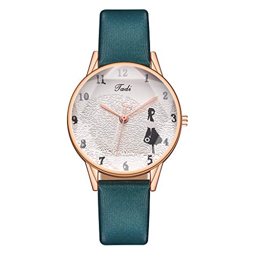 Ainiyo Uhr Damen Armbanduhr Damenuhren Quarzuhr Watch für Frauen Damen, Damenuhr Band Strap Spin Watch Mädchenuhr Damen Quarz Armbanduhren Edelstahl Geburtstagsgeschenk von Ainiyo