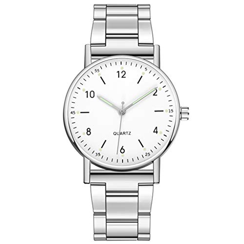 Ainiyo Uhr Damen Armbanduhr Damenuhren Quarzuhr Watch für Frauen Damen, Damenuhr Damen Quarz Armbanduhren Edelstahl Mädchenuhr Band Strap Spin Watch von Ainiyo