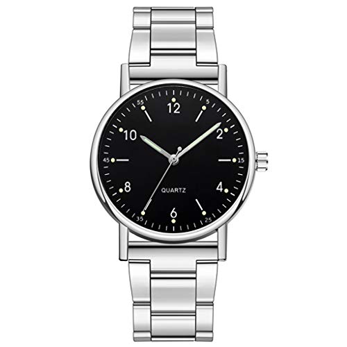 Ainiyo Uhr Damen Armbanduhr Damenuhren Quarzuhr Watch für Frauen Damen, Damenuhr Damen Quarz Armbanduhren Edelstahl Mädchenuhr Band Strap Spin Watch von Ainiyo