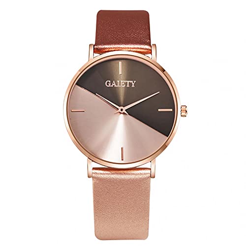 Ainiyo Uhr Damen Armbanduhr Damenuhren Quarzuhr Watch für Frauen Damen, Mode Kleidung Accessoires Licht Luxus Geometrische Nähte Stil Damenuhr Mädchenuhr Damenuhr von Ainiyo