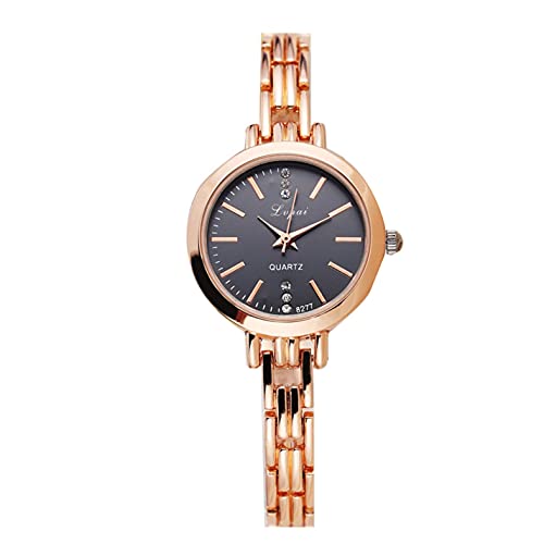 Ainiyo Uhr Damen Armbanduhr Damenuhren Quarzuhr Watch für Frauen Damen, Mode Kleiner exquisiter europäischer Stil Schönheit Freizeit Armband Uhr Anzug Mädchenuhr Damenuhr Gold von Ainiyo