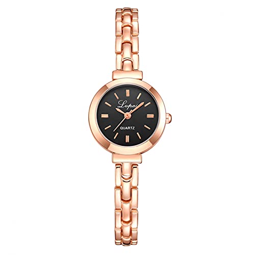 Ainiyo Uhr Damen Armbanduhr Damenuhren Quarzuhr Watch für Frauen Damen, Mode Kleiner exquisiter europäischer Stil Schönheit Freizeit Armband Uhr Anzug Mädchenuhr Damenuhr von Ainiyo