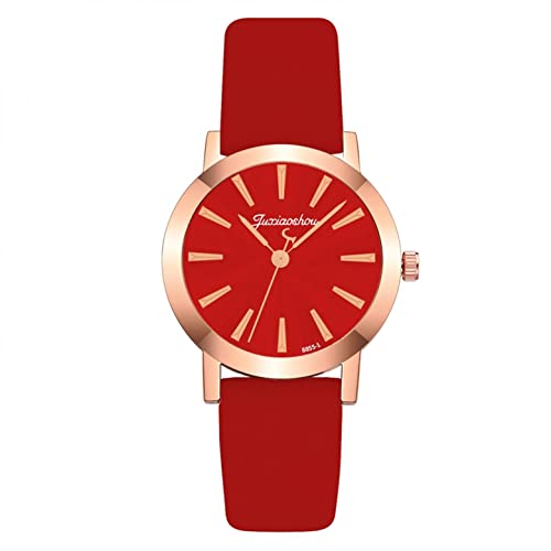 Ainiyo Uhr Damen Simple Three Needle Armbanduhr Luxus Damenuhren Marken Quarzuhr Watch Geschenk für Frauen Damen Frau Mama Teenager Mädchen Beste Freundin Oma Weihnachten von Ainiyo