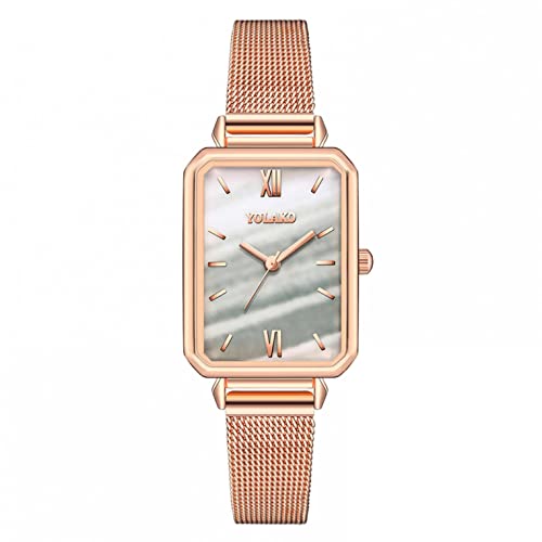 Ainiyo Uhre Damen Armbanduhren Damen Uhr Dame Uhr Damen Armbanduhr Damen Uhren Analog Quarz Armband Moderne Asymmetrisch Watch Schmuck Mädchen Freundin Frauen Mama von Ainiyo