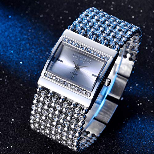 Armbanduhr Damen Muttertag Uhr Damen Armbanduhren Damen Uhr Dame Uhre Damen Armbanduhr Damen Uhren Analog Quarz Armband Elegante Asymmetrisch Retro Schmuck Geschenk für Sie Mädchen Frauen von Ainiyo