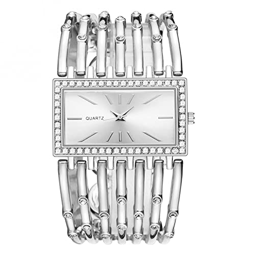 Armbanduhr Damen Muttertag Uhr Damen Armbanduhren Damen Uhr Dame Uhre Damen Armbanduhr Damen Uhren Analog Quarz Armband Moderne Asymmetrisch Ausgefallene Schmuck Geschenk für Sie Mädchen Frauen von Ainiyo