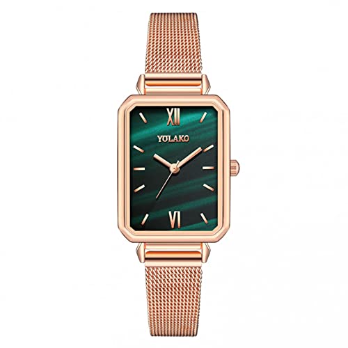 Armbanduhr Damen Muttertag Uhre Damen Armbanduhren Damen Uhr Dame Uhr Damen Armbanduhr Damen Uhren Analog Quarz Armband Moderne Asymmetrisch Watch Schmuck Geschenk für Sie Mädchen Frauen von Ainiyo