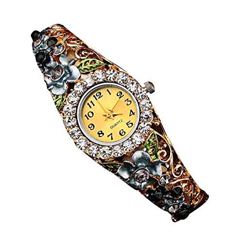 Armbanduhr Damen Uhren Schmuck Quarzuhr Analog Edelstahlarmband Muttertagsgeschenk Geburtstagsgeschenk Mode Frauen Mädchen Mädchen Damen Quarz Luxus Kristall Blumen Armband Uhr Armbanduhr Damen Uhren Schmuck Quarzuhr Analog Edelstahlarmband Muttertagsgeschenk Geburtstagsgeschenk Mode Frauen Mädchen Mädchen Damen Quarz Luxus Kristall Blumen Armband Uhr von Ainiyo
