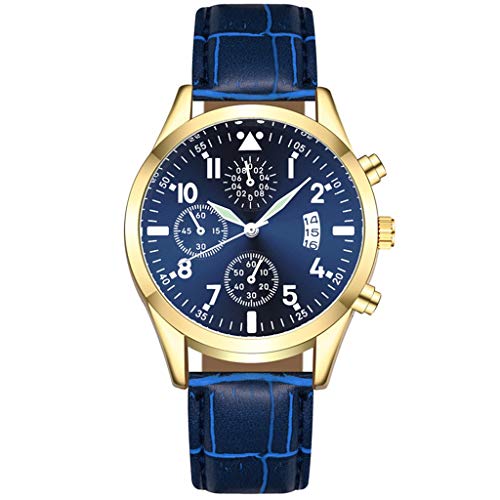 Herren Uhr, Minimalistisch Analog Quarz Uhr Wasserdicht Ultradünne Herrenuhr Lederarmbanduhr, Vatertag Männergeschenk Herren Uhr, Minimalistisch Analog Quarz Uhr Wasserdicht Ultradünne Herrenuhr Lederarmbanduhr, Vatertag Männergeschenk von Ainiyo