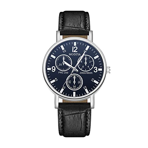 Herren Uhr, Minimalistisch Analog Quarz Uhr Wasserdicht Ultradünne Herrenuhr Lederarmbanduhr, Vatertag Männergeschenk Herren Uhr, Minimalistisch Analog Quarz Uhr Wasserdicht Ultradünne Herrenuhr Lederarmbanduhr, Vatertag Männergeschenk von Ainiyo