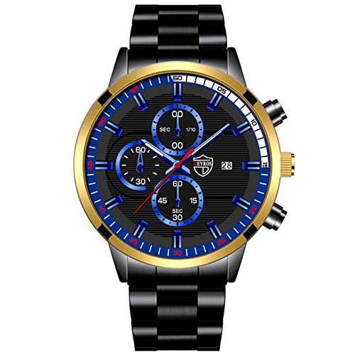 Herrenuhren Casual Edelstahl Analog Quarzuhr Herren Armbanduhr Uhr Business Date Casual Watch Herren Digital Datumsanzeige Uhren Herren Marken Geschenke für den Ehemann Herrenuhren Casual Edelstahl Analog Quarzuhr Herren Armbanduhr Uhr Business Date Casual Watch Herren Digital Datumsanzeige Uhren Herren Marken Geschenke für den Ehemann von Ainiyo