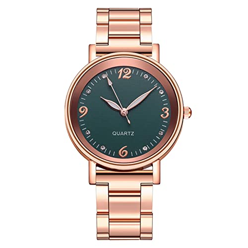 Muttertagsgeschenk Armbanduhr Damen Uhr Damen Uhren Dame Uhre Damen Armbanduhr Damen Armbanduhren Analog Quarz Armband Elegante Asymmetrisch Hochwertige Geschenk für Sie Mädchen Frauen Muttertag von Ainiyo