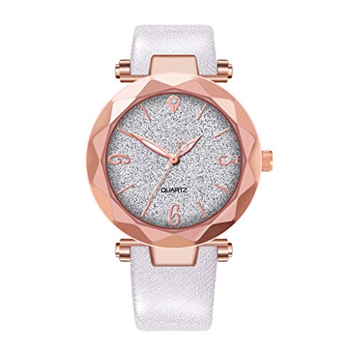 Muttertagsgeschenk Uhr Damen Armbanduhren Damen Uhr Dame Uhre Damen Armbanduhr Damen Uhren Analog Quarz Armband Elegante Asymmetrisch Diamant Schmuck Geschenk für Sie Mädchen Frauen Muttertag von Ainiyo