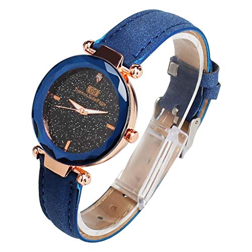 Uhr Damen Analog Quarz Armbanduhr Damenuhr Marken Luxus Uhren Quarzuhr Watch Geschenk für Frauen Teenager Mädchen Damenmode Lederband Analog Quarz Runde Armbanduhr Uhren von Ainiyo