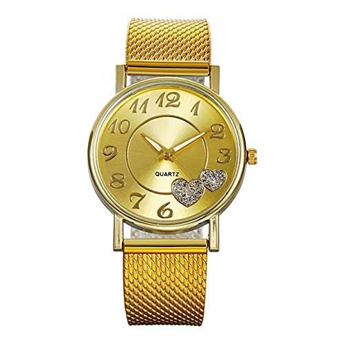 Uhr Damen Armbanduhr Damenuhren Quarzuhr Watch für Frauen Damen, Damen Elegante Armbanduhren Damen Armband Strass Analog Quarzuhr Mädchenuhr Damenuhr von Ainiyo