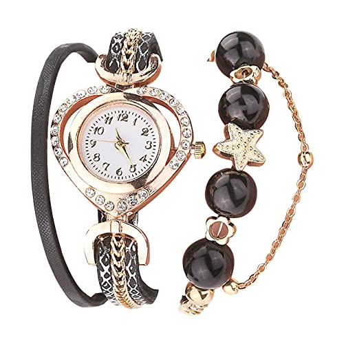 Uhr Damen Armbanduhr Damenuhren Quarzuhr Watch für Frauen Damen, Damen Elegante Armbanduhren Damen Armband Strass Analog Quarzuhr Mädchenuhr Damenuhr von Ainiyo