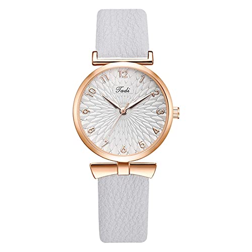 Uhr Damen Armbanduhr Damenuhren Quarzuhr Watch für Frauen Damen, European und American Fashion Style Gold Ausschreibung zarte Damenuhr Mädchenuhr Damenuhr von Ainiyo