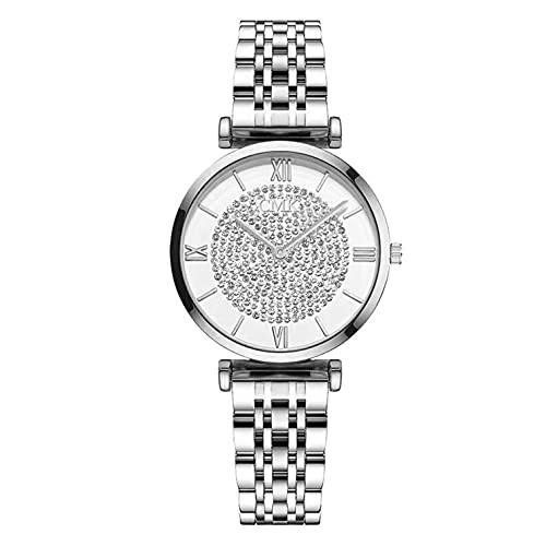 Uhr Damen Armbanduhr Damenuhren Quarzuhr Watch für Frauen Damen, Mode Blendende Damen Mesh Gürtel Uhr Damen Quarz Analog Mädchenuhr Damenuhr von Ainiyo