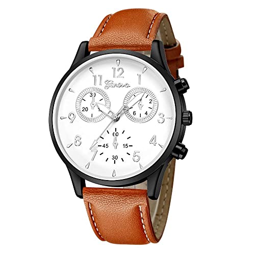 Uhren Herren Armbanduhr Quarz Uhr Herrenuhr Quarzuhr Sportuhr Outdooruhr Watch für Männer 2022 Herren Mode Militär Uhren Luxury Fashion Leather Military Alloy Analoge Quarz-Armbanduhr Business Uhren von Ainiyo