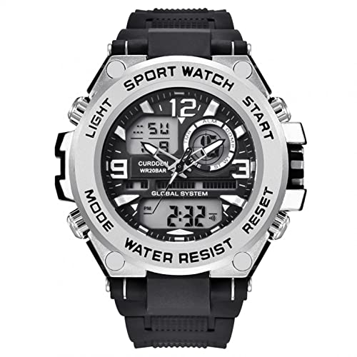 Uhren Herren Armbanduhr Quarz Uhr Herrenuhr Quarzuhr Sportuhr Outdooruhr Watch für Männer 2022 Herren Mode Militär Uhren Luxury Herrenuhr 50m wasserdichte Armbanduhr LED Quarzuhr Sportuhr Herrenuhr von Ainiyo