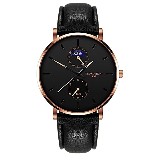 Uhren Herren Armbanduhr Quarz Uhr Herrenuhr Quarzuhr Sportuhr Outdooruhr Watch für Männer 2022 Herren Mode Militär Uhren Luxury Herrenuhr Modeuhr Damen Luxus Datum Armbanduhr Sportuhren Leder von Ainiyo