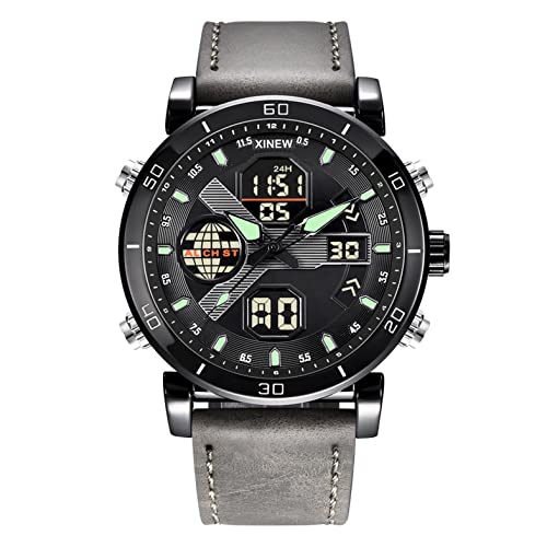 Uhren Herren Armbanduhr Quarz Uhr Herrenuhr Quarzuhr Sportuhr Outdooruhr Watch für Männer 2022 Herren Mode Militär Uhren Luxury Männer Casual Mode Sportuhr Wasserdicht Quarz Digital LED Uhren von Ainiyo