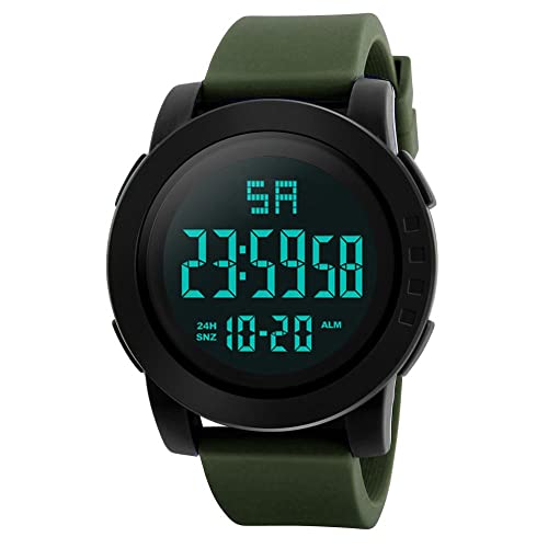 Uhren Herren Digitaluhren Armbanduhr Quarz Uhr Herrenuhr Quarzuhr Sportuhr Outdooruhr Watch für Männer 2022 Herren Mode Militär Uhren Luxury Sport wasserdichte LED Analoge Digitale Outdoor Uhren von Ainiyo