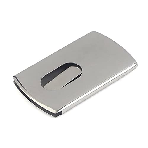 Aintap Visitenkartenhalter aus Metall mit Handeinschub – kompaktes Portemonnaie für Kredit-, Ausweis- und Mitgliedskarten von Aintap