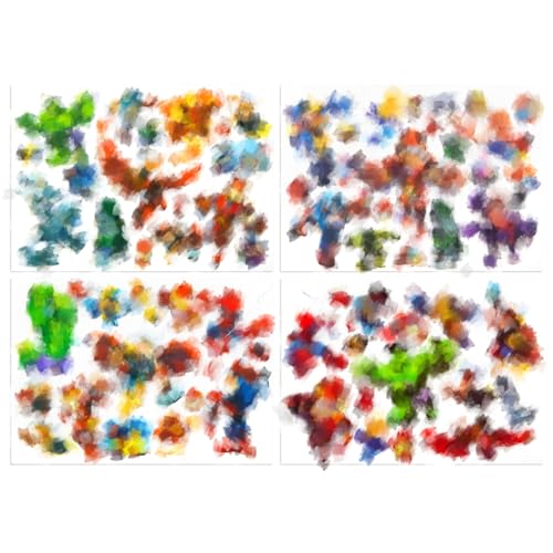 Ainvliya Sticker Tattoos für Kinder, 60+ Glitzer Temporäre Tattoos Kinder Hautfreundlich Kindertattoos Wasserdicht Sticker Fake Tattoo Aufkleber für Mädchen Jungen Geschenktüten Mitgebsel von Ainvliya