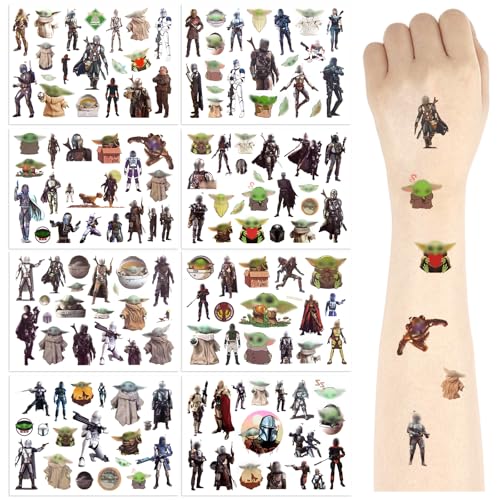 Ainvliya Temporäre Tattoos für Kinder Mädchen Jungen, 150+ Kindertattoos Wasserdicht Sticker Aufkleber Kinder tattoos hautfreundlich Fake Tattoo für Geschenktüten Mitgebsel Kindergeburtstag von Ainvliya