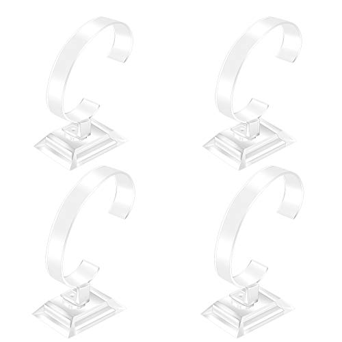 Acryl Uhrenhalter 4 Stück Uhrenständer Ausstellungsstand Halter Armbanduhr Ständer Schmuck Armband Display Uhrenpräsentation für Damen und Herren von Aipaide