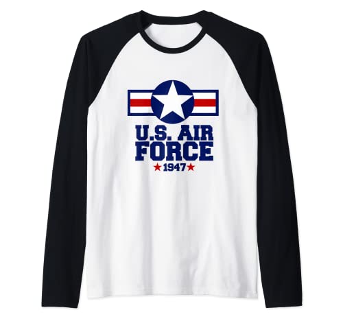 Air Force Shirt für Herren - U.S. Air Force 1947 Raglan von Air Force Shirt for Men on Air Force Day