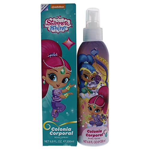 Air-Val Nickelodeon Shimmer & Shine Body Spray 200 ml - Eau de Toilette Parfum / Körperspray für Kinder – Geschenk für Mädchen von Air-Val