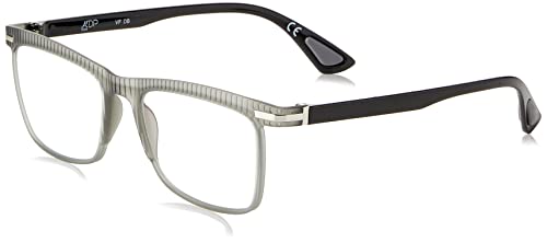 AirDP Style Men's Jacopo Sunglasses, C3 Soft Touch Crystal Grey, 52 von AirDP Style