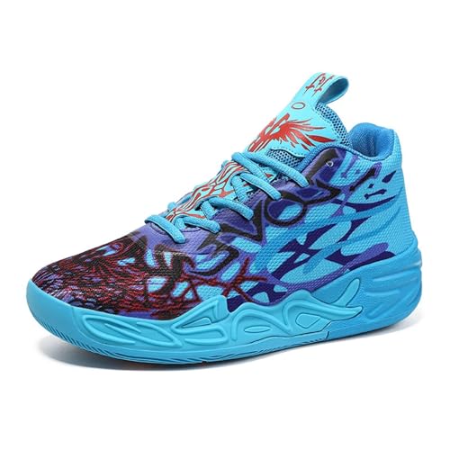 Herren Basketballschuhe High-top Damen Schuhe Anti Rutsch Laufschuhe Turnschuhe Atmungsaktiv Walkingschuhe Tennisschuhe Sportschuhe Sneakers Running Shoes von AirJo