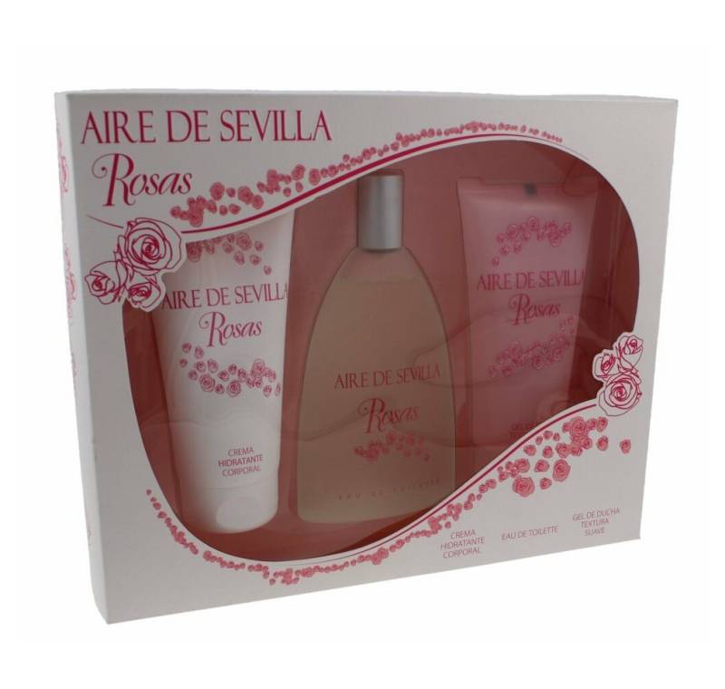Aire de Sevilla Duft-Set Agua De Rosas Frescas EdT 150ml Set 3 Artikel Aire de Sevilla Duft-Set Agua De Rosas Frescas EdT 150ml Set 3 Artikel von Aire de Sevilla