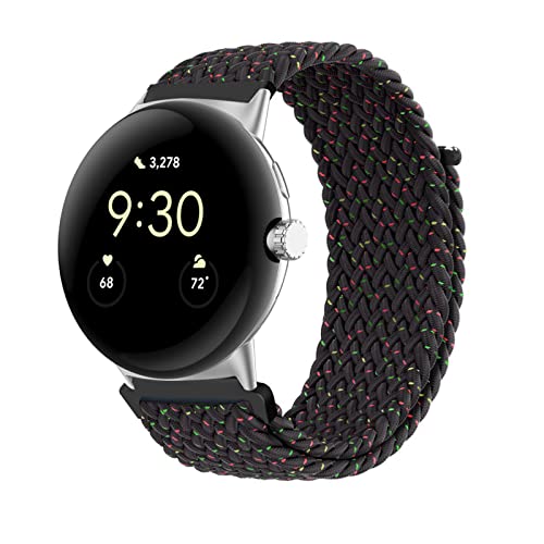 AireWiki Nylon Armband Kompatibel mit Google Pixel Watch Stoff Sport Armbänder für Damen Herren Ersatz für Google Pixel Watch (7) von AireWiki