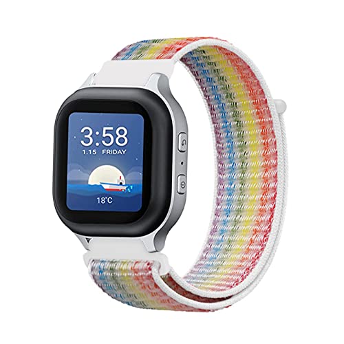 AireWiki Nylon Armband Kompatibel mit XPLORA X5 / XGO2/XGO3 Stoff Sport Armbänder für Damen Herren Ersatz für XPLORA X5 / XGO2/XGO3 (F) von AireWiki