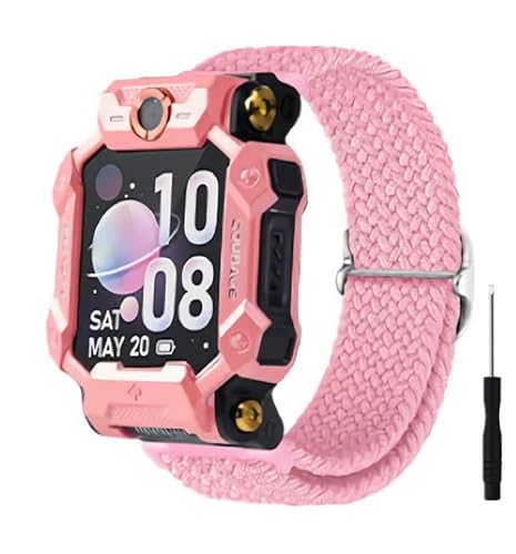 AireWiki Stoff Armband Kompatibel mit imoo Watch Phone Z6 / Watch Phone Z1 Armband Nylon Für Herren Damen Sport Ersatzband mit Uhrenarmband Für imoo Watch Phone Z6 / Watch Phone Z1 (2) von AireWiki