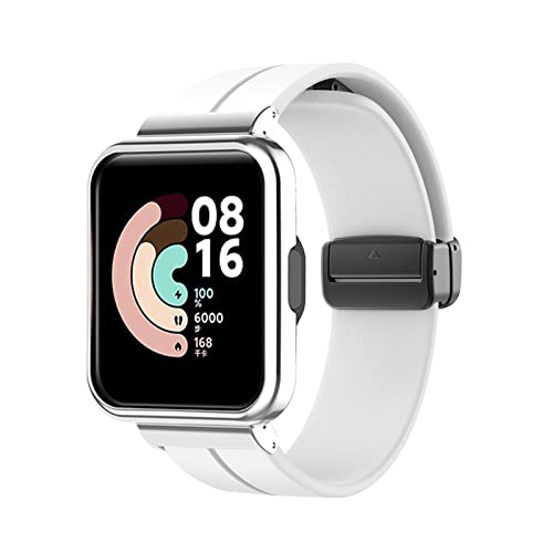 Silikon Armbänder Für Xiaomi Mi Watch Lite 2 / Redmi Watch Lite 2 Magnetschnalle Ersatzband Für Damen Herren Armband Schnelle (1) von AireWiki