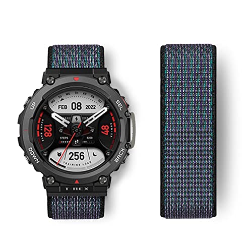 Solo Loop Armband Kompatibel mit Amazfit T-Rex 2 Nylon Sport Armbänder für Männer Frauen Stretchy Ersatz Kompatibel mit Amazfit T-Rex 2 (13) von AireWiki
