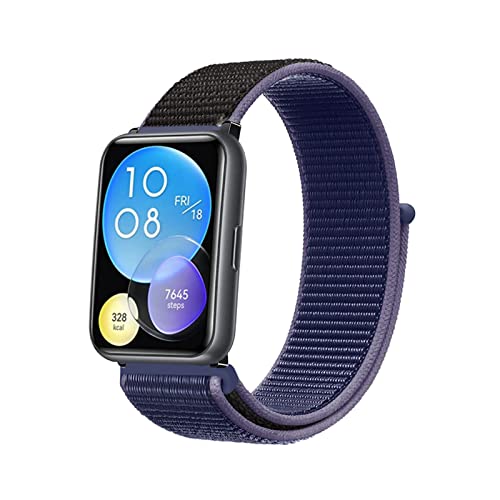 Solo Loop Armband Kompatibel mit Huawei Watch Fit 2 Nylon Sport Armbänder für Männer Frauen Stretchy Ersatz Kompatibel mit Huawei Watch Fit 2 (13) von AireWiki