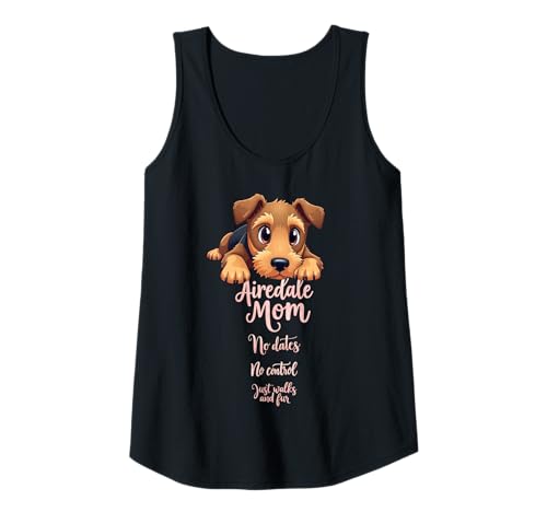 Damen Lustiger Airedale Terrier Mom Dog Airedale Terrier Humor Zitat Tank Top Damen Lustiger Airedale Terrier Mom Dog Airedale Terrier Humor Zitat Tank Top von Airedale Terrier Fun Designs
