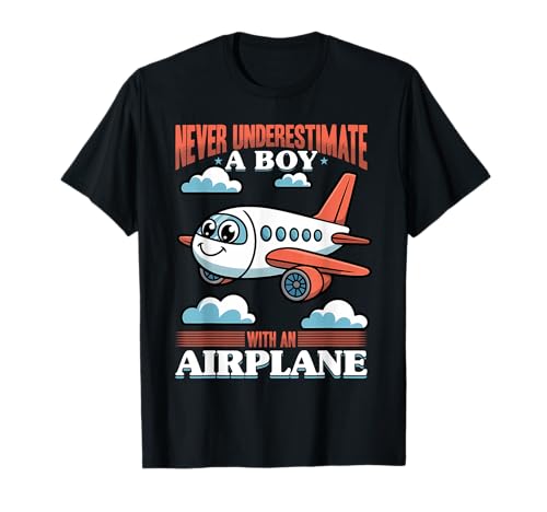 Flugzeug Kinder Reisepilot Kleinkind T-Shirt von Airplane Kids Travel Graphics Co.