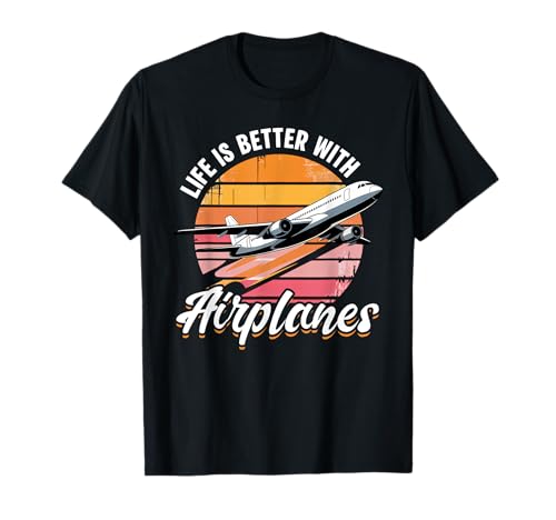 Flugzeug Kinder Reisepilot Kleinkind T-Shirt von Airplane Kids Travel Graphics Co.