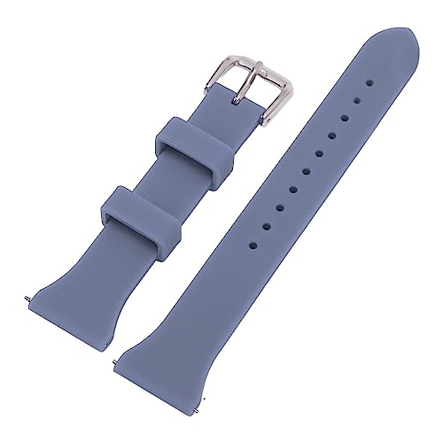 Airshi Silikon-Uhrenarmband, Atmungsaktives und Stilvolles Ersatz-Sportuhrenarmband, Univeasal, Einfache Installation, Schnellverschluss, Leicht, für Fitness (Grau) von Airshi