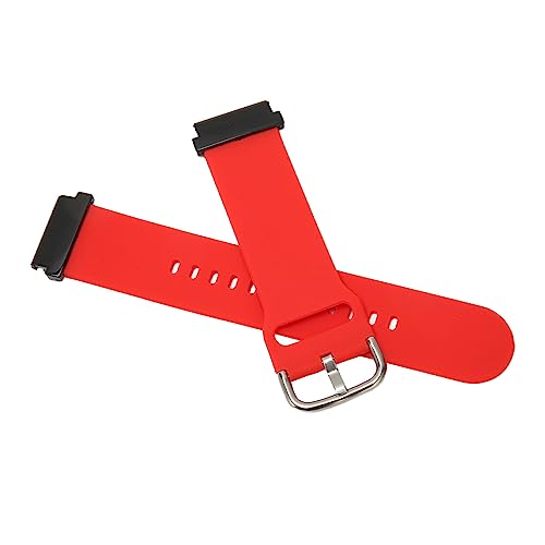 Airshi Uhrenarmbänder, Atmungsaktives Uhrenarmband, 22 Mm, Stilvoll für Stilvoll (Rot) von Airshi