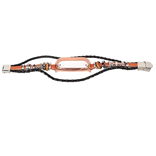 Airshi Uhrenarmband, Kunstleder, Retro-Metallschnalle, Ersatz für Uhrenarmband, Smartwatch (#6) von Airshi